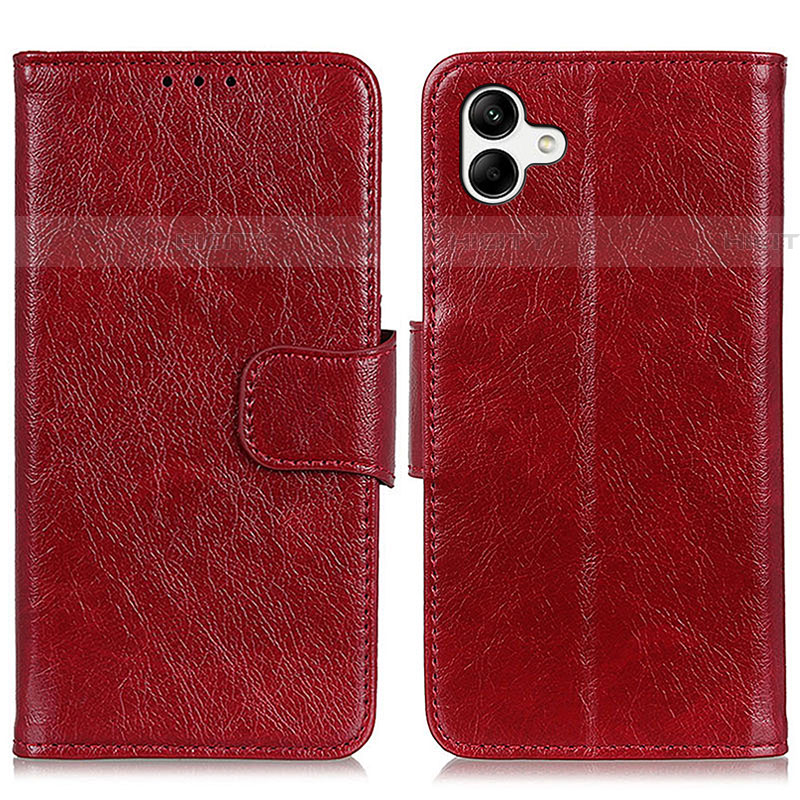 Handytasche Stand Schutzhülle Flip Leder Hülle N05P für Samsung Galaxy F14 5G Rot