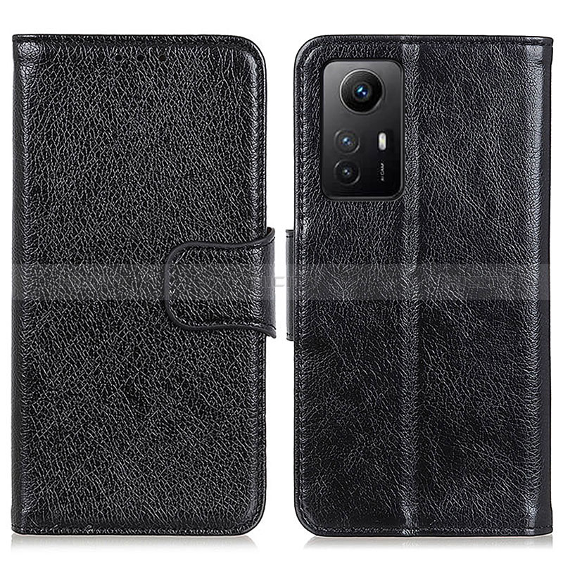 Handytasche Stand Schutzhülle Flip Leder Hülle N05P für Xiaomi Redmi Note 12S Schwarz