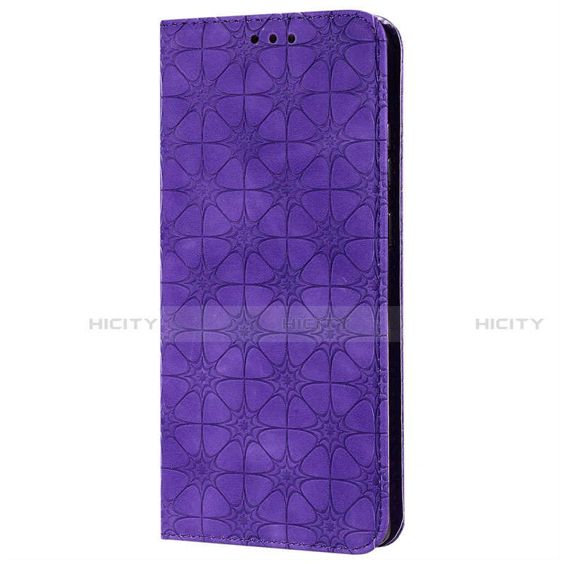 Handytasche Stand Schutzhülle Flip Leder Hülle N06 für Samsung Galaxy Note 20 5G Violett