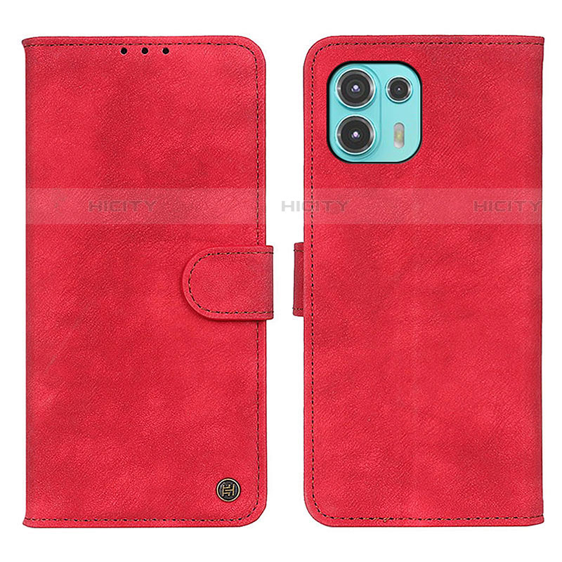 Handytasche Stand Schutzhülle Flip Leder Hülle N06P für Motorola Moto Edge 20 Lite 5G Rot