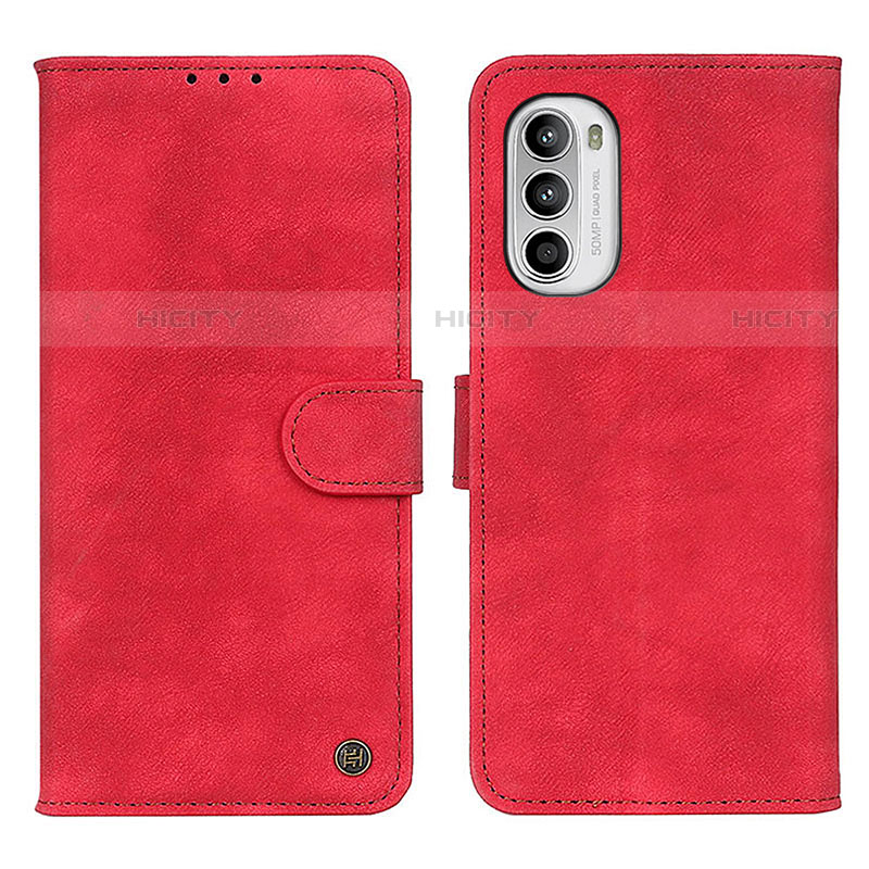 Handytasche Stand Schutzhülle Flip Leder Hülle N06P für Motorola Moto G71s 5G