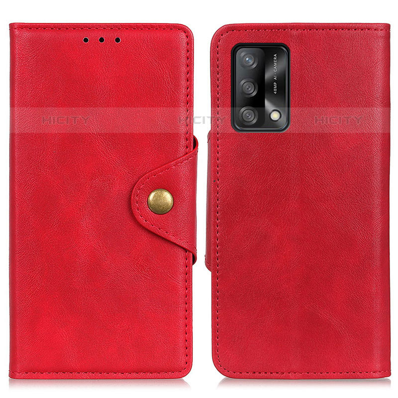 Handytasche Stand Schutzhülle Flip Leder Hülle N06P für Oppo Reno6 Lite Rot