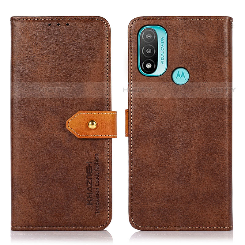 Handytasche Stand Schutzhülle Flip Leder Hülle N07P für Motorola Moto E40