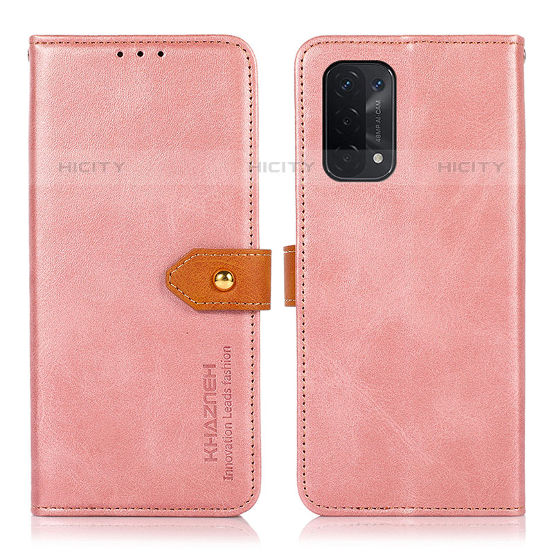 Handytasche Stand Schutzhülle Flip Leder Hülle N07P für OnePlus Nord N200 5G Rosa