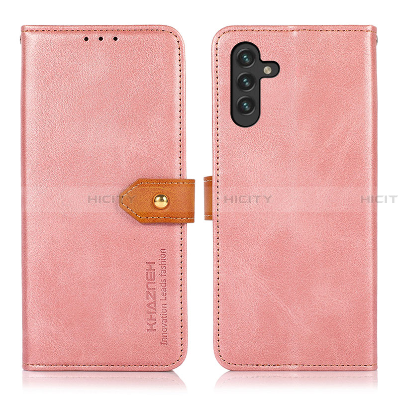 Handytasche Stand Schutzhülle Flip Leder Hülle N07P für Samsung Galaxy A13 5G Rosa