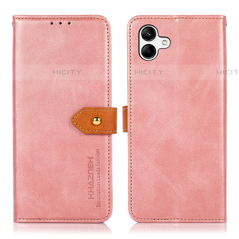 Handytasche Stand Schutzhülle Flip Leder Hülle N07P für Samsung Galaxy F14 5G Rosa