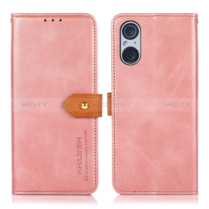 Handytasche Stand Schutzhülle Flip Leder Hülle N07P für Sony Xperia 5 V