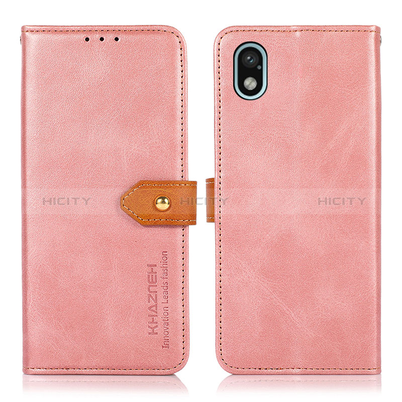 Handytasche Stand Schutzhülle Flip Leder Hülle N07P für Sony Xperia Ace III Rosa