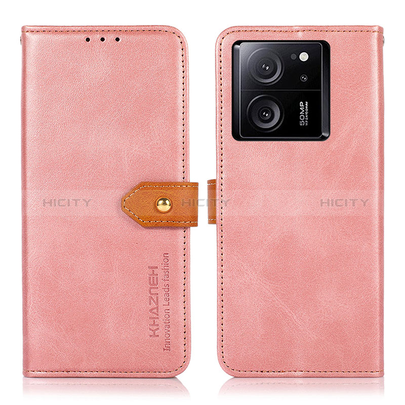 Handytasche Stand Schutzhülle Flip Leder Hülle N07P für Xiaomi Mi 13T 5G Rosa