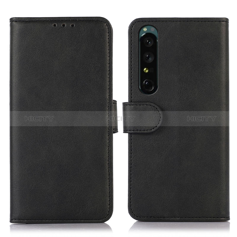 Handytasche Stand Schutzhülle Flip Leder Hülle N08P für Sony Xperia 1 IV groß