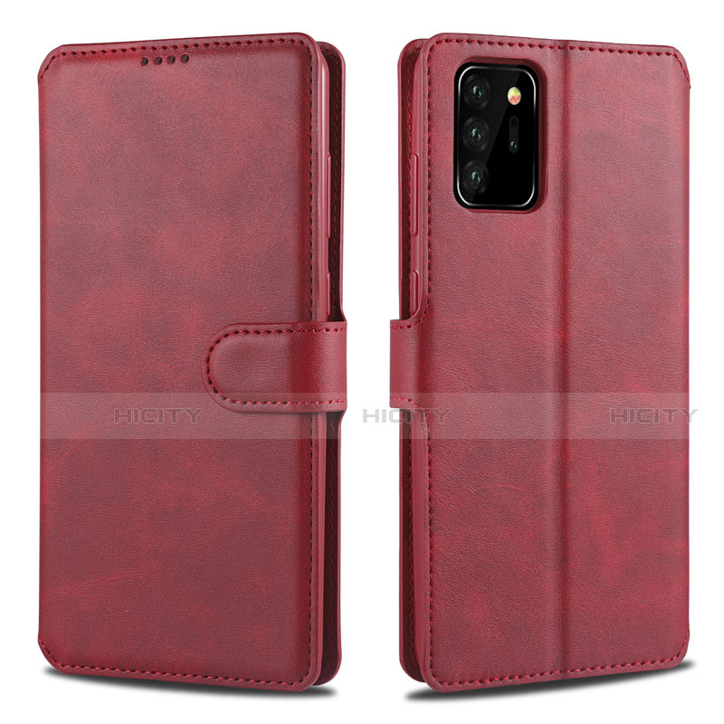 Handytasche Stand Schutzhülle Flip Leder Hülle N12 für Samsung Galaxy Note 20 Ultra 5G Rot