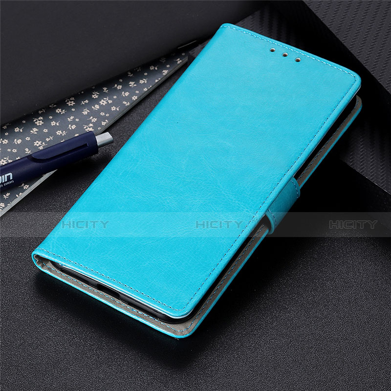 Handytasche Stand Schutzhülle Flip Leder Hülle N15 für Huawei P40 Pro+ Plus Hellblau Plus