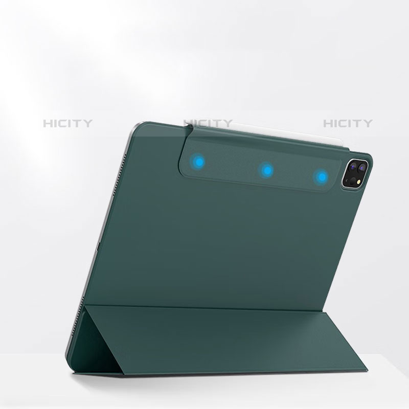 Handytasche Stand Schutzhülle Flip Leder Hülle P03 für Apple iPad Pro 11 (2020) Grün groß