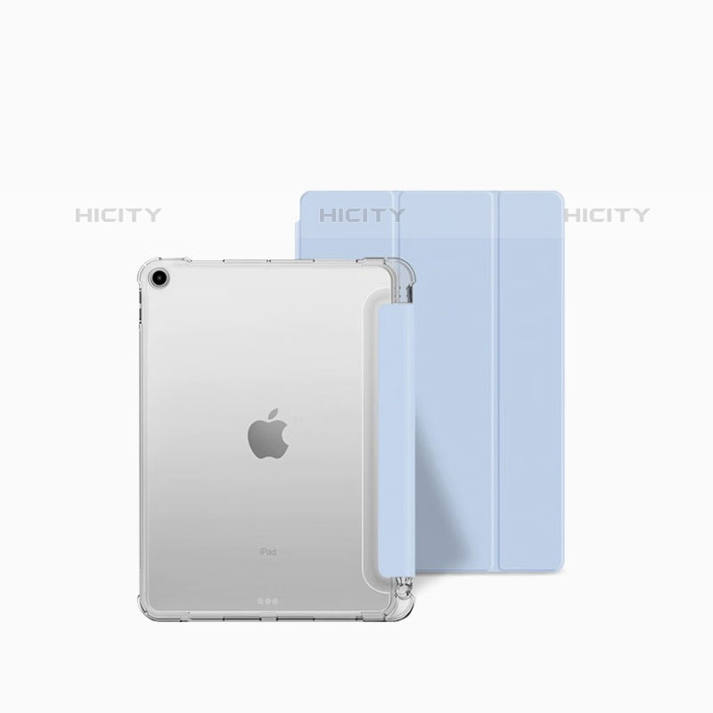 Handytasche Stand Schutzhülle Flip Leder Hülle P04 für Apple iPad 10.2 (2020) Hellblau