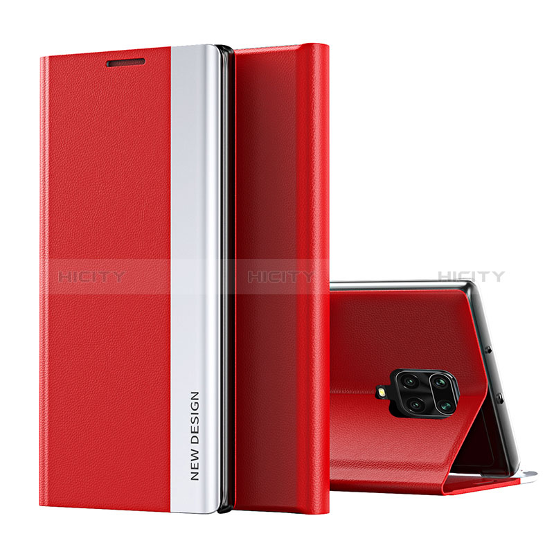 Handytasche Stand Schutzhülle Flip Leder Hülle Q01H für Xiaomi Poco M2 Pro Rot