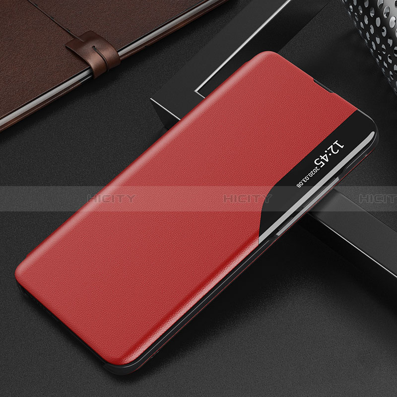 Handytasche Stand Schutzhülle Flip Leder Hülle Q03H für Samsung Galaxy A33 5G Rot Plus