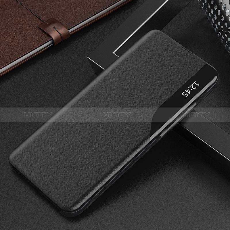 Handytasche Stand Schutzhülle Flip Leder Hülle Q03H für Xiaomi Redmi Note 11 4G (2022) Schwarz