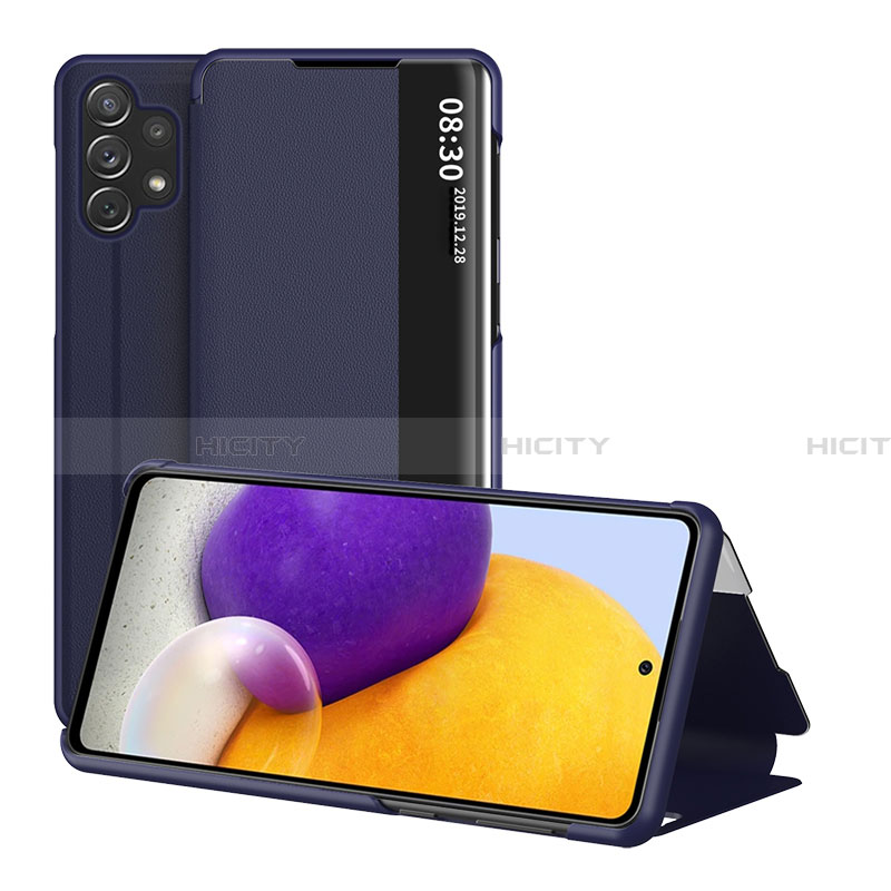 Handytasche Stand Schutzhülle Flip Leder Hülle QH1 für Samsung Galaxy A32 4G groß