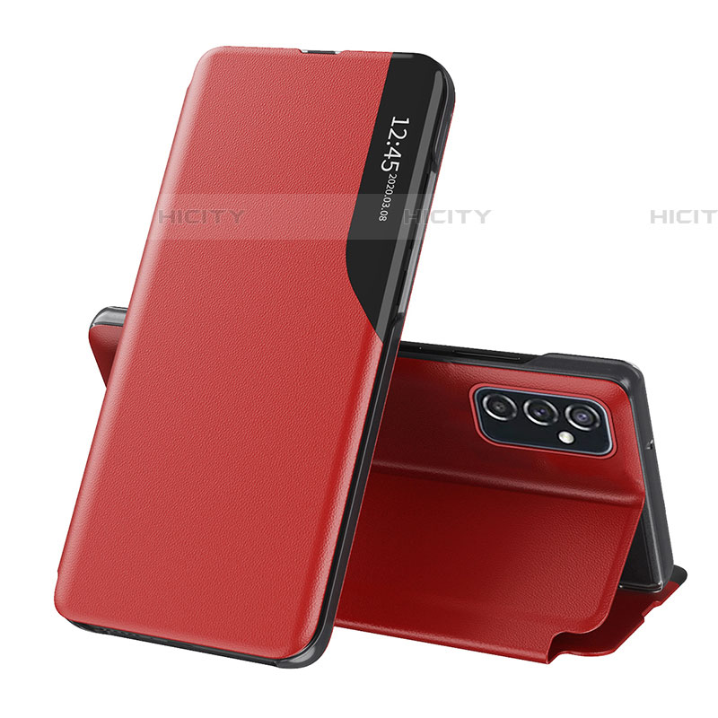 Handytasche Stand Schutzhülle Flip Leder Hülle QH1 für Samsung Galaxy F23 5G Rot
