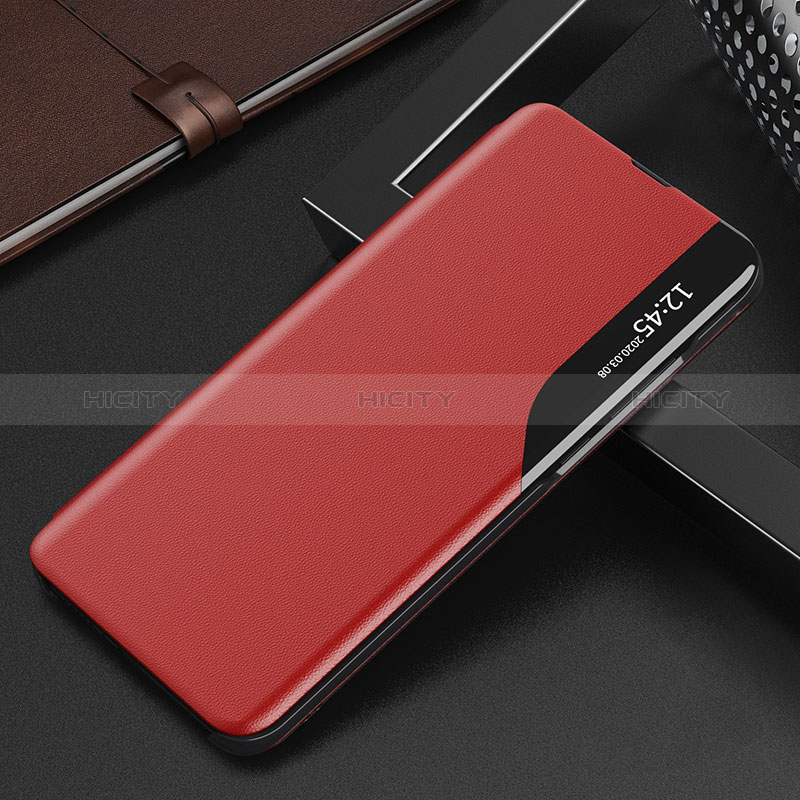 Handytasche Stand Schutzhülle Flip Leder Hülle QH2 für Samsung Galaxy A20 Rot