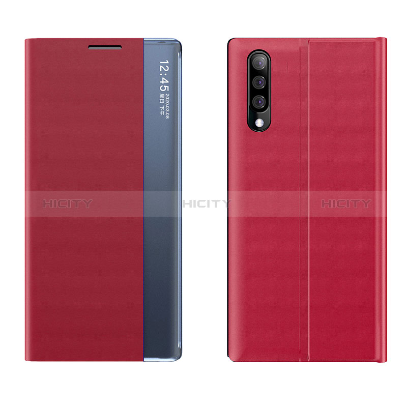 Handytasche Stand Schutzhülle Flip Leder Hülle QH2 für Samsung Galaxy A70 Rot