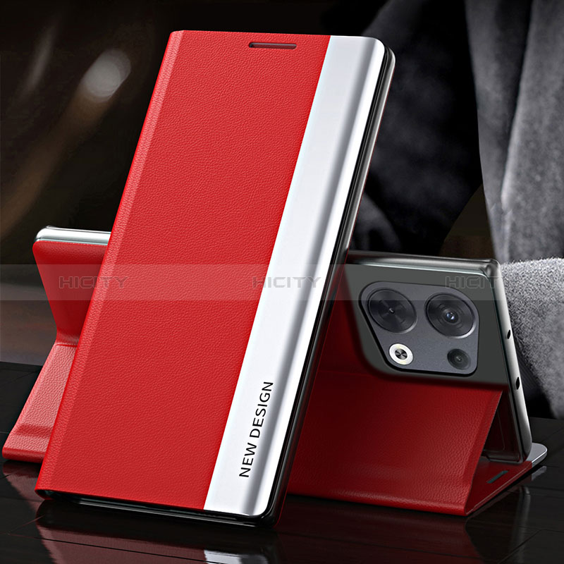 Handytasche Stand Schutzhülle Flip Leder Hülle QH4 für Xiaomi Redmi Note 13 5G Rot