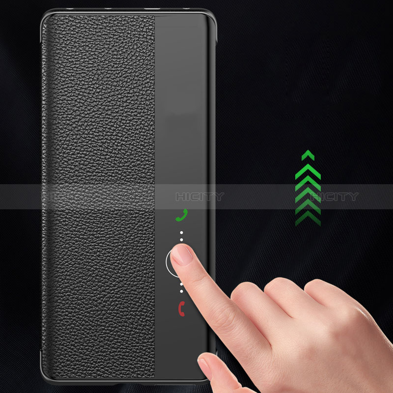 Handytasche Stand Schutzhülle Flip Leder Hülle QK3 für Huawei P50