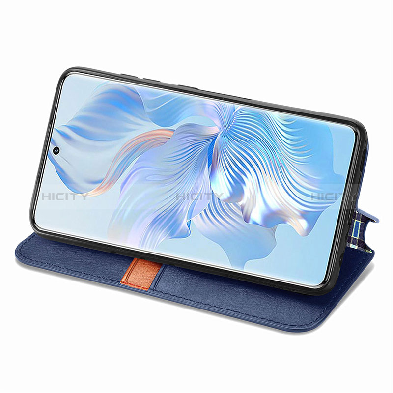 Handytasche Stand Schutzhülle Flip Leder Hülle S01D für Huawei Honor 80 5G