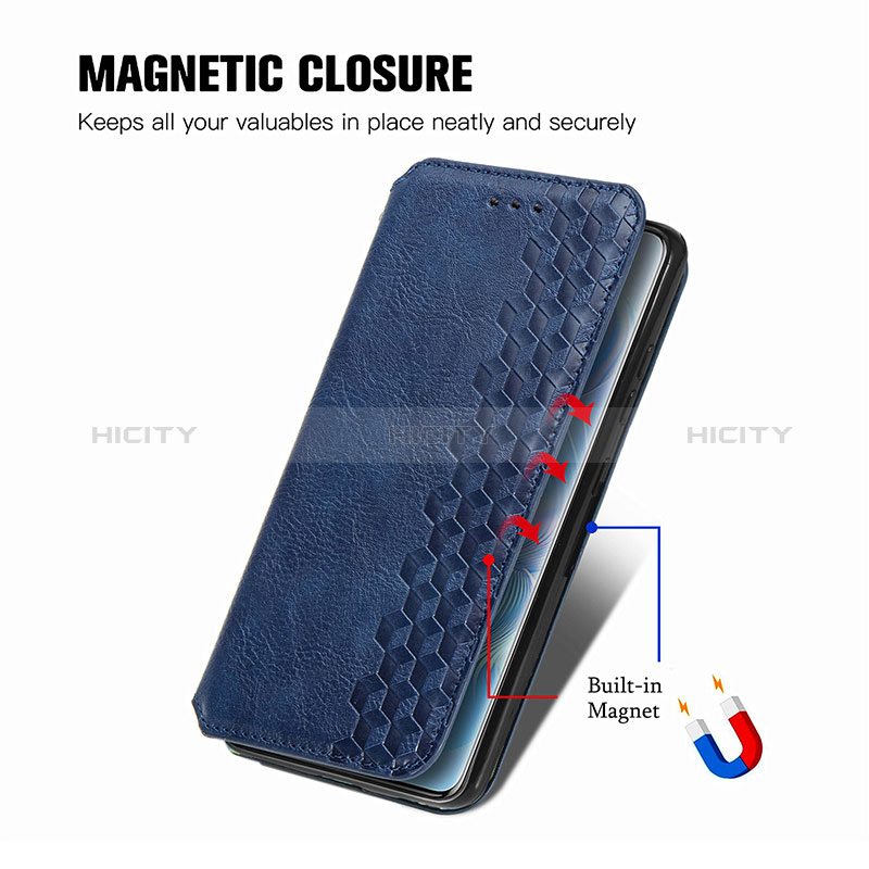 Handytasche Stand Schutzhülle Flip Leder Hülle S01D für Huawei Honor 80 5G