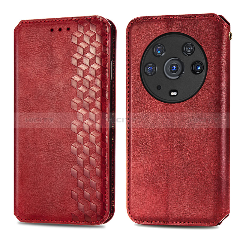 Handytasche Stand Schutzhülle Flip Leder Hülle S01D für Huawei Honor Magic3 Pro 5G Rot