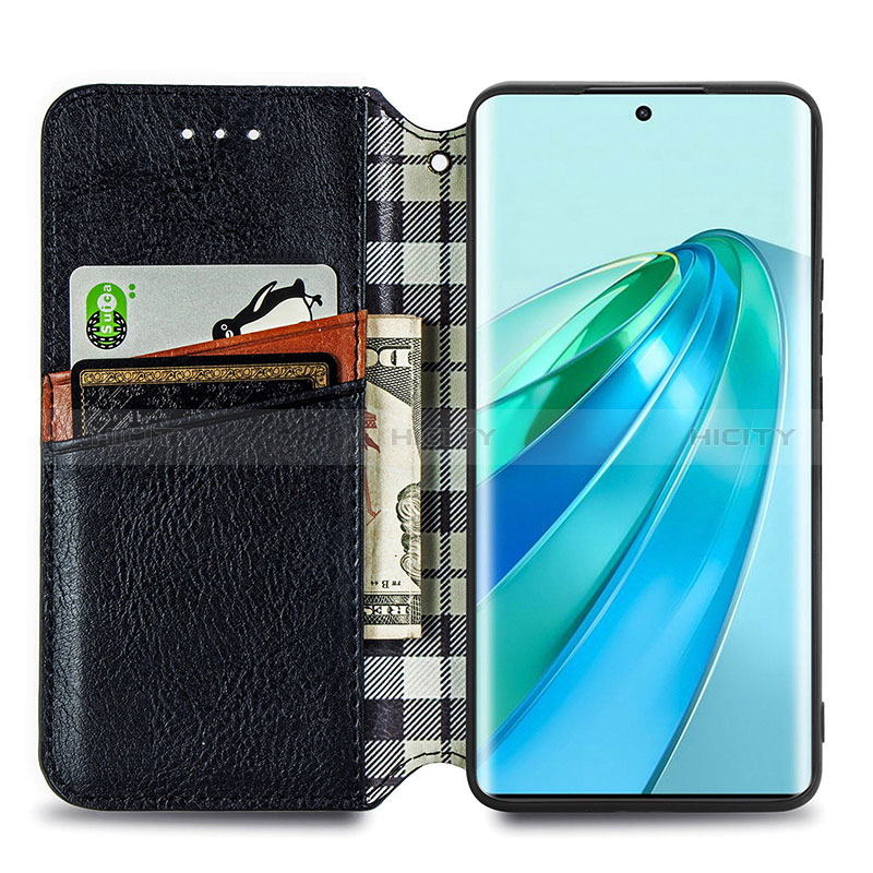 Handytasche Stand Schutzhülle Flip Leder Hülle S01D für Huawei Honor Magic5 Lite 5G groß