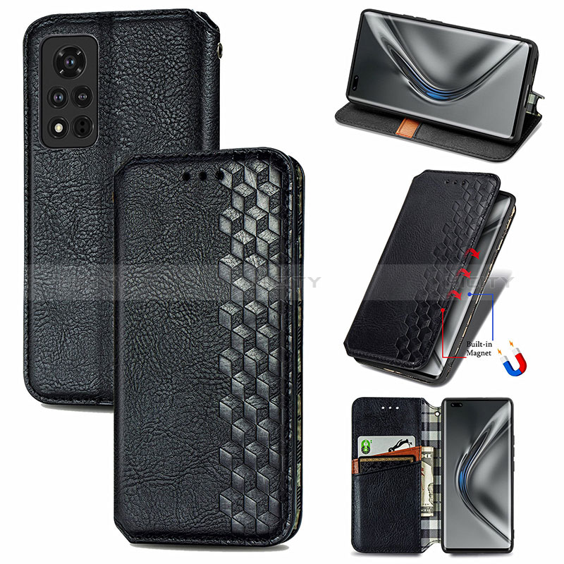 Handytasche Stand Schutzhülle Flip Leder Hülle S01D für Huawei Honor V40 5G