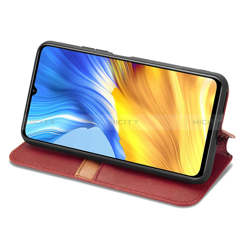 Handytasche Stand Schutzhülle Flip Leder Hülle S01D für Huawei Honor X10 Max 5G groß