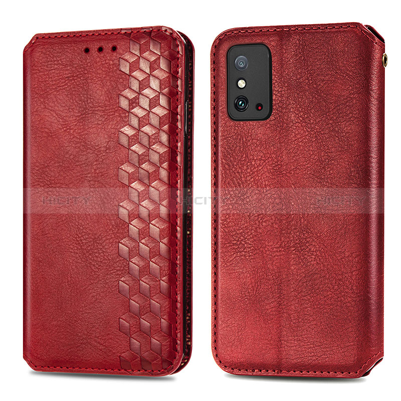 Handytasche Stand Schutzhülle Flip Leder Hülle S01D für Huawei Honor X10 Max 5G Rot Plus