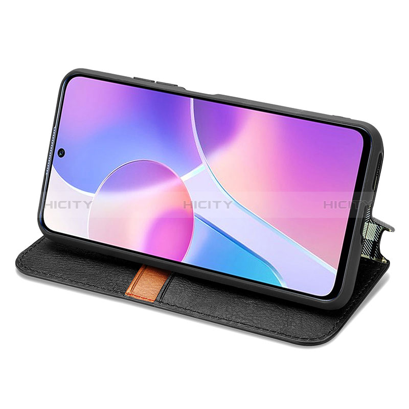 Handytasche Stand Schutzhülle Flip Leder Hülle S01D für Huawei Honor X30i