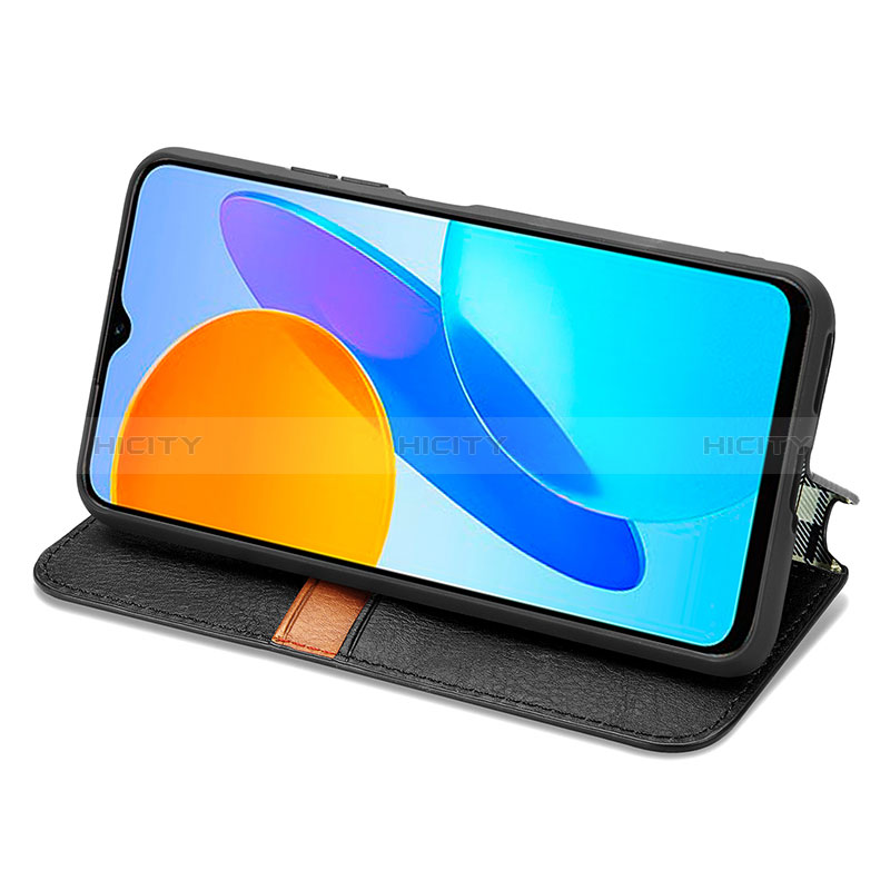 Handytasche Stand Schutzhülle Flip Leder Hülle S01D für Huawei Honor X6