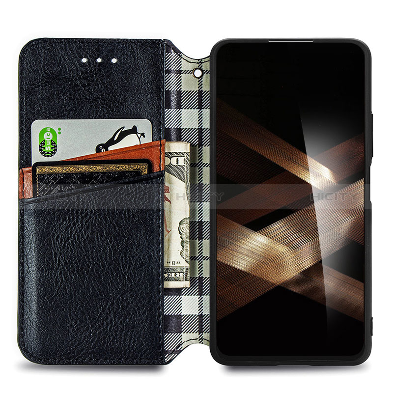 Handytasche Stand Schutzhülle Flip Leder Hülle S01D für Huawei Honor X6a