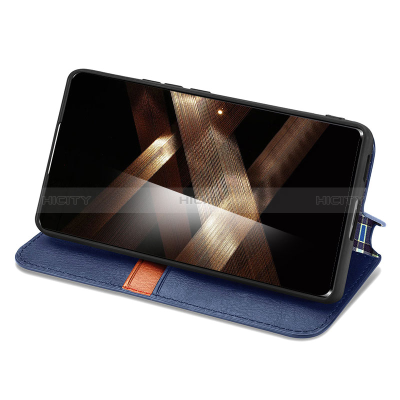 Handytasche Stand Schutzhülle Flip Leder Hülle S01D für Huawei Honor X7b