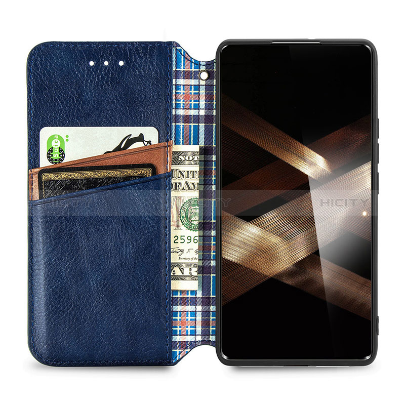 Handytasche Stand Schutzhülle Flip Leder Hülle S01D für Huawei Honor X7b