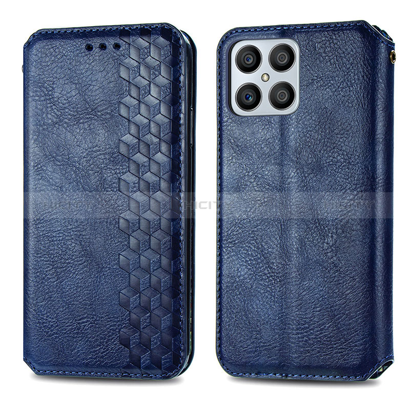 Handytasche Stand Schutzhülle Flip Leder Hülle S01D für Huawei Honor X8 4G