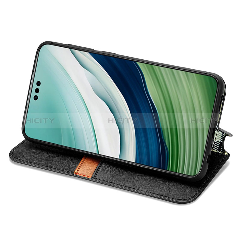 Handytasche Stand Schutzhülle Flip Leder Hülle S01D für Huawei Mate 60 Pro