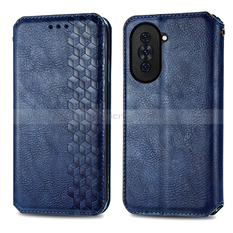 Handytasche Stand Schutzhülle Flip Leder Hülle S01D für Huawei Nova 10 Pro groß