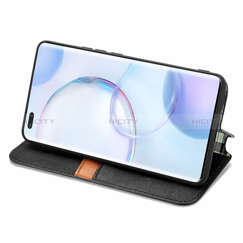 Handytasche Stand Schutzhülle Flip Leder Hülle S01D für Huawei Nova 9 Pro groß