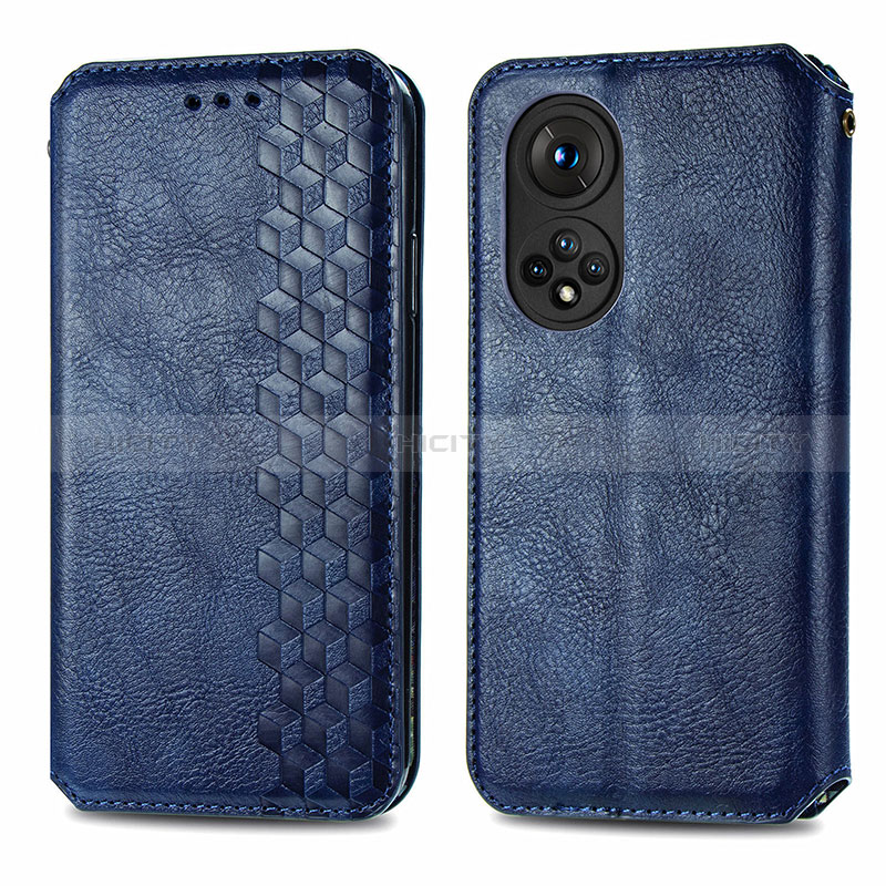 Handytasche Stand Schutzhülle Flip Leder Hülle S01D für Huawei Nova 9 Pro Blau Plus