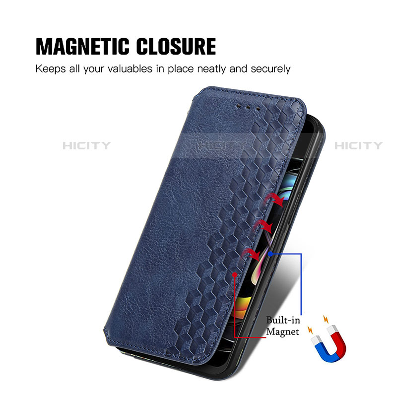 Handytasche Stand Schutzhülle Flip Leder Hülle S01D für Motorola Moto Edge 20 Lite 5G