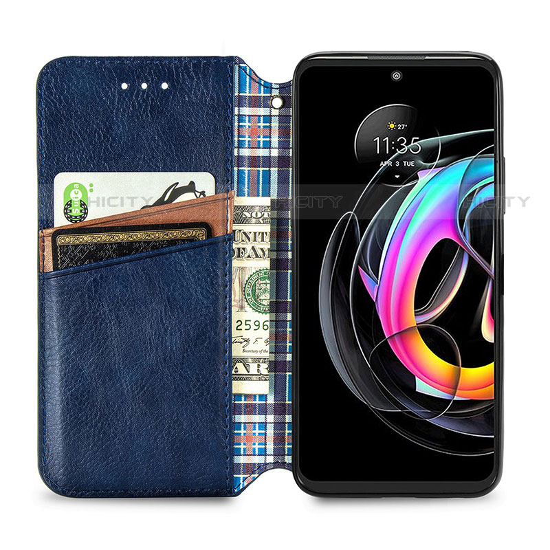 Handytasche Stand Schutzhülle Flip Leder Hülle S01D für Motorola Moto Edge 20 Lite 5G