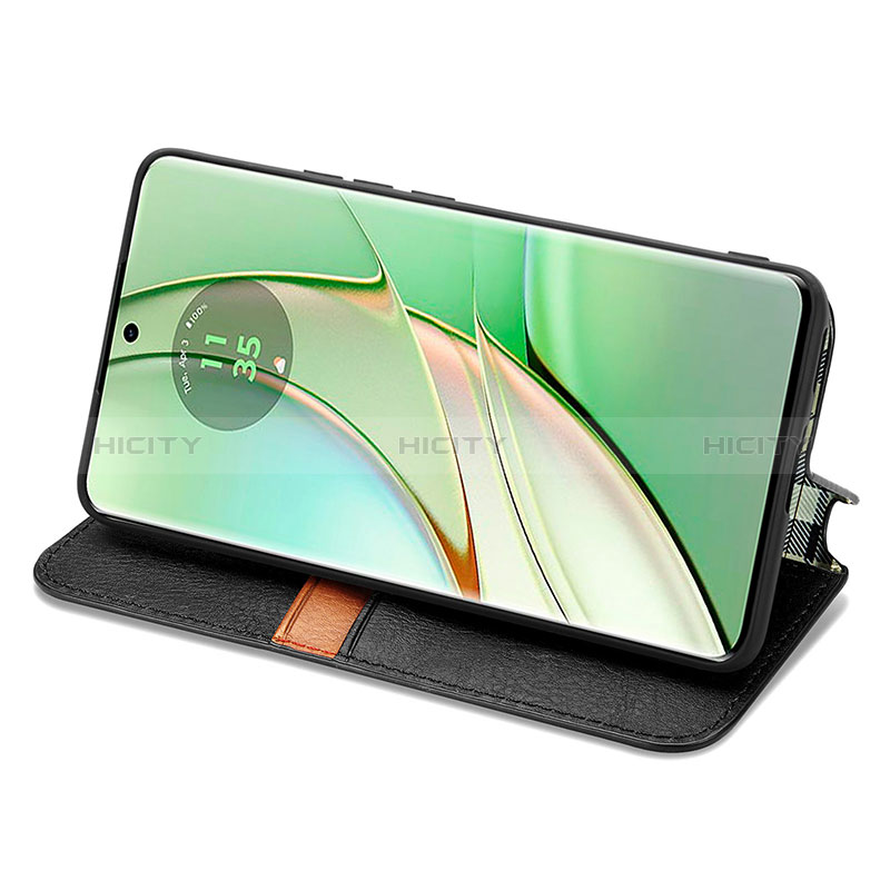 Handytasche Stand Schutzhülle Flip Leder Hülle S01D für Motorola Moto Edge (2023) 5G groß