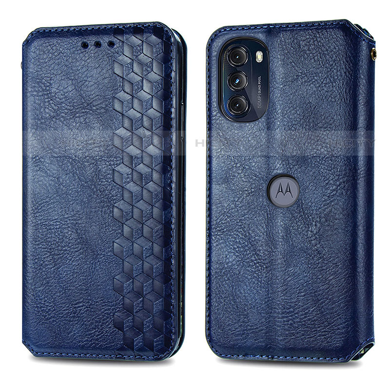 Handytasche Stand Schutzhülle Flip Leder Hülle S01D für Motorola Moto G 5G (2022)