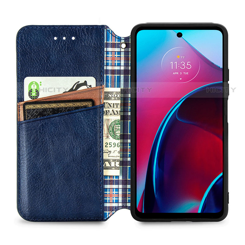 Handytasche Stand Schutzhülle Flip Leder Hülle S01D für Motorola Moto G Stylus (2022) 4G