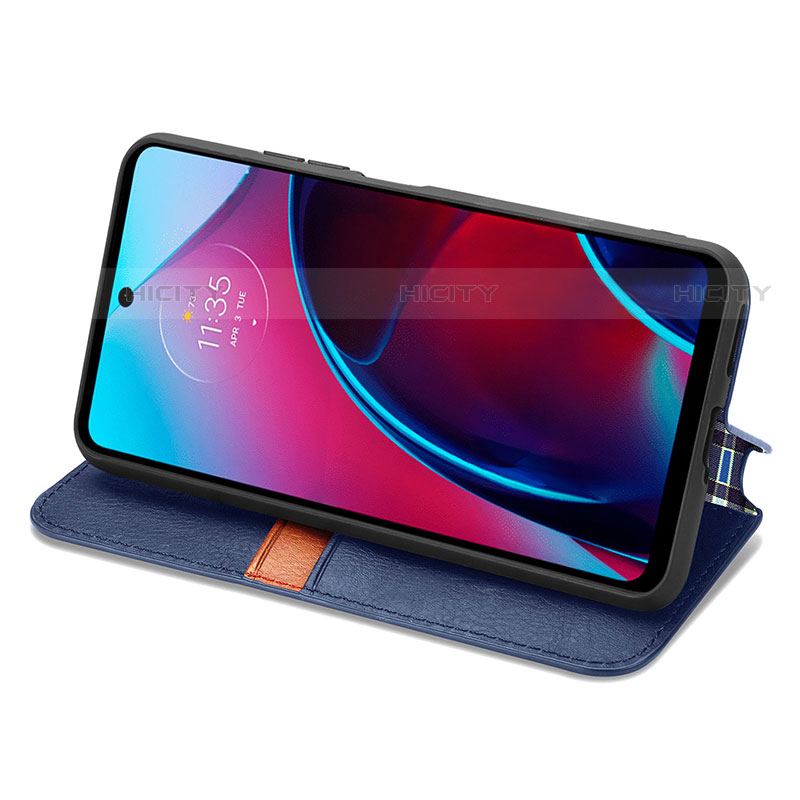 Handytasche Stand Schutzhülle Flip Leder Hülle S01D für Motorola Moto G Stylus (2022) 4G